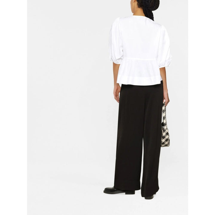 Ganni Top - Bianco | 901c976ef61502f8345570f7ef3f421f22cf2adc