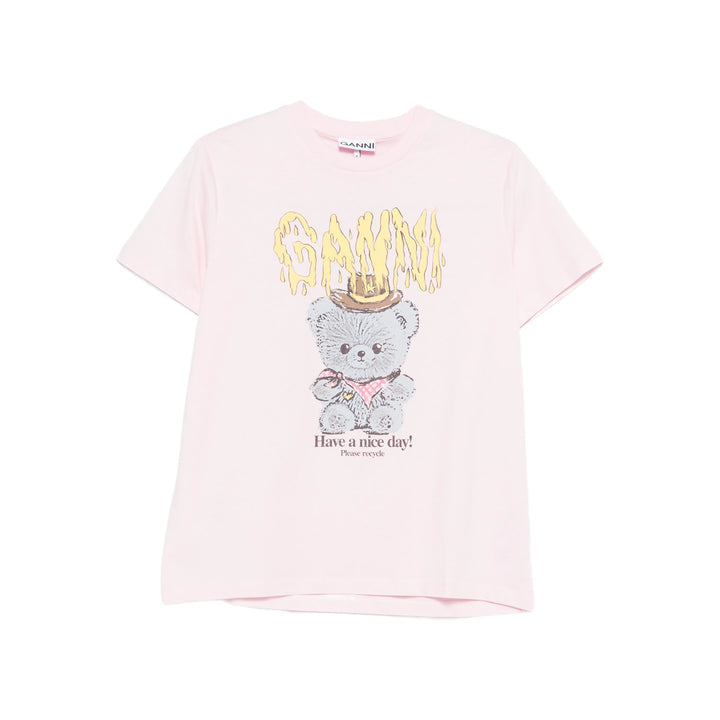 Ganni T Shirt - Rosa | e47782ad586c6f59338e182f14edaef33961010b
