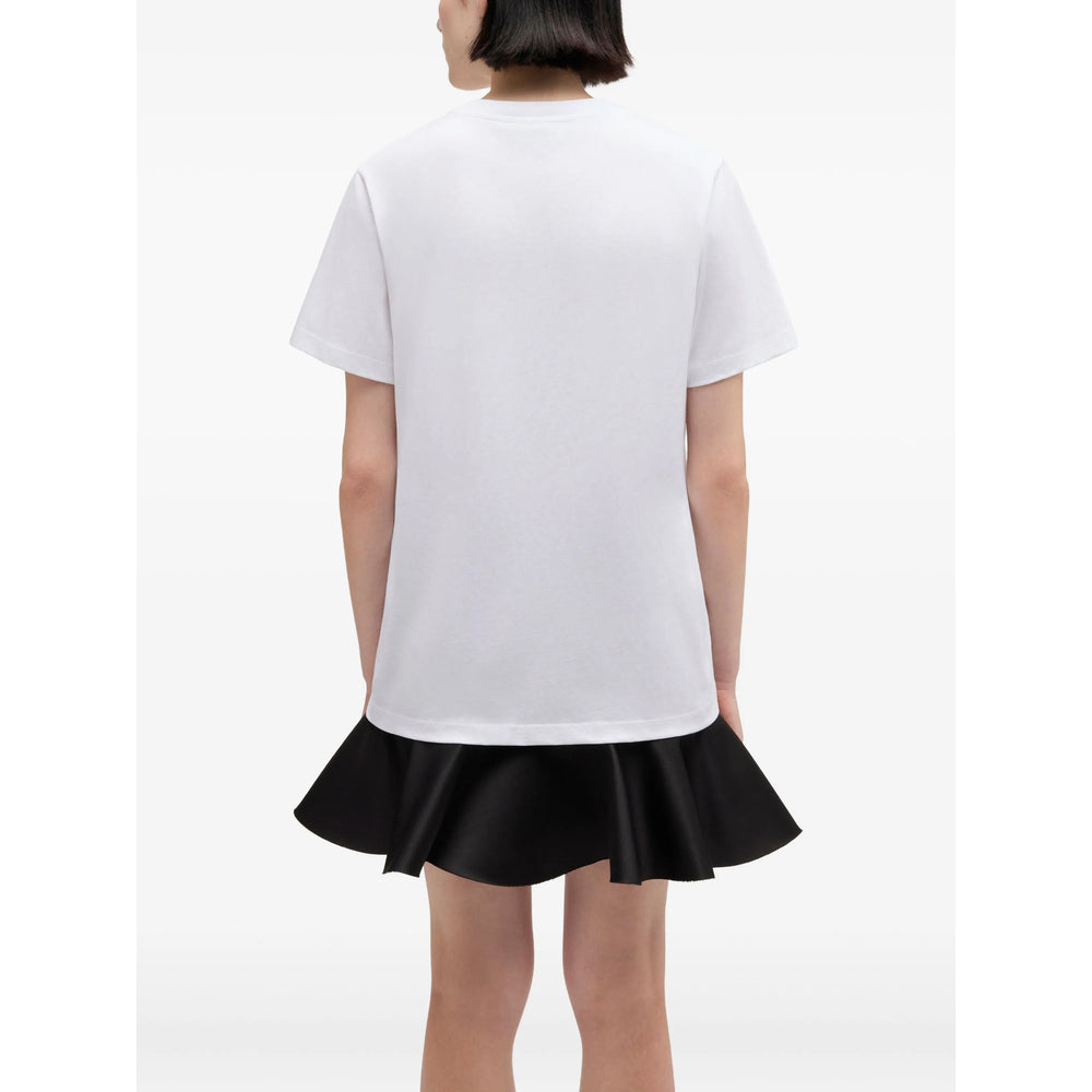 Ganni T Shirt - Bianco | 1ce0890f1bc269df7d7343a798b60f7195e0039d