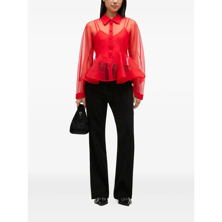 Ganni Camicie - Rosso | ff66a8d11ca2f78dcb52b6ad30d6f1e32f603b18