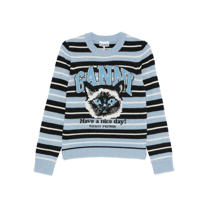 Ganni Maglioni - Blu, Nero | 17a6dab40d0792e12798769a0d2abf2a9d1b37d0