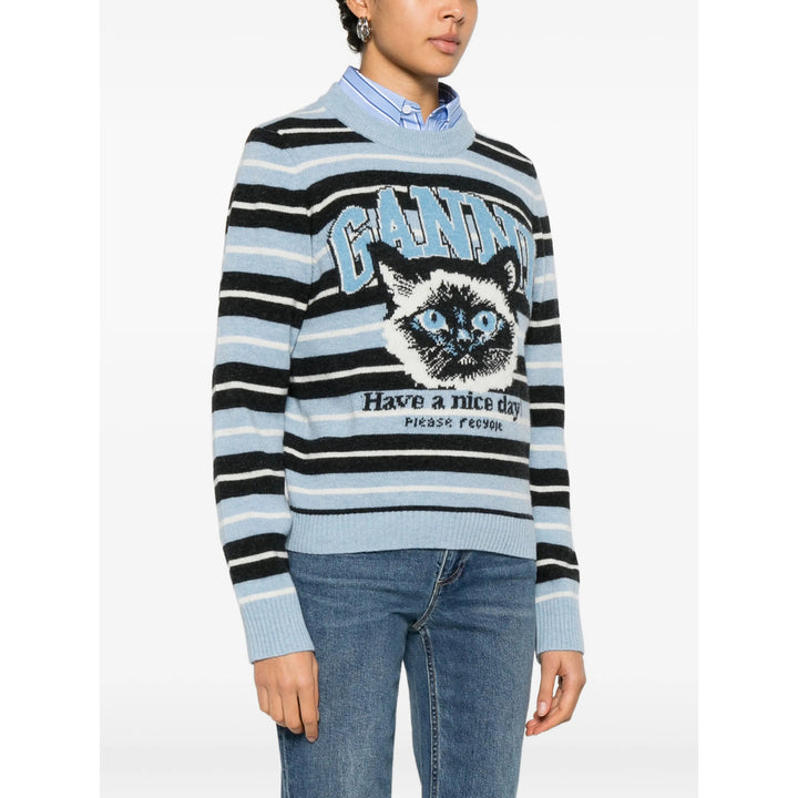 Ganni Maglioni - Blu, Nero | 2cac69194d44f7a6177cd655158bf7d03696a77c