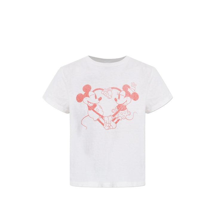 Re/Done T Shirt - Bianco, Rosso | 8cad9825087a385730570b67f17814b576a5f65f