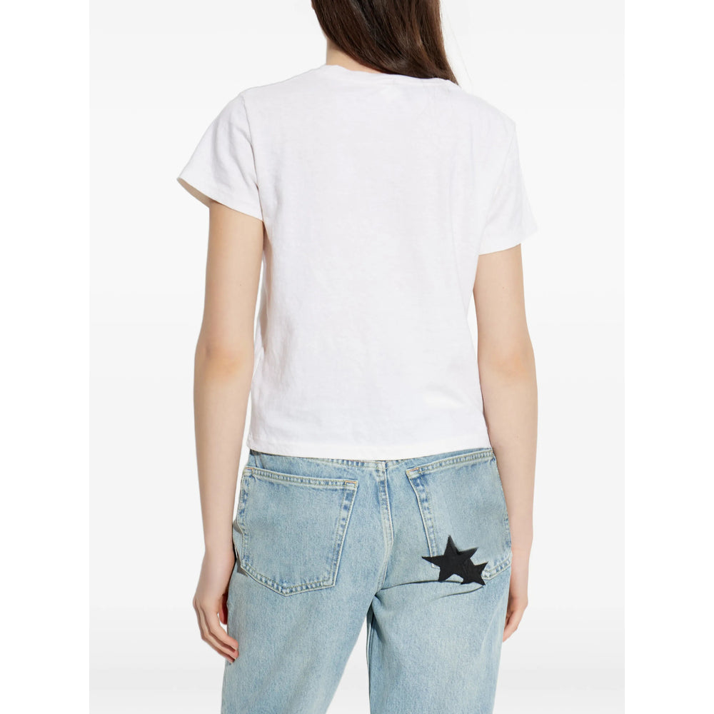 Re/Done T Shirt - Bianco, Rosso | 2ab4cc5ccdb5e4fd960537ff0f8ca04ac542114e