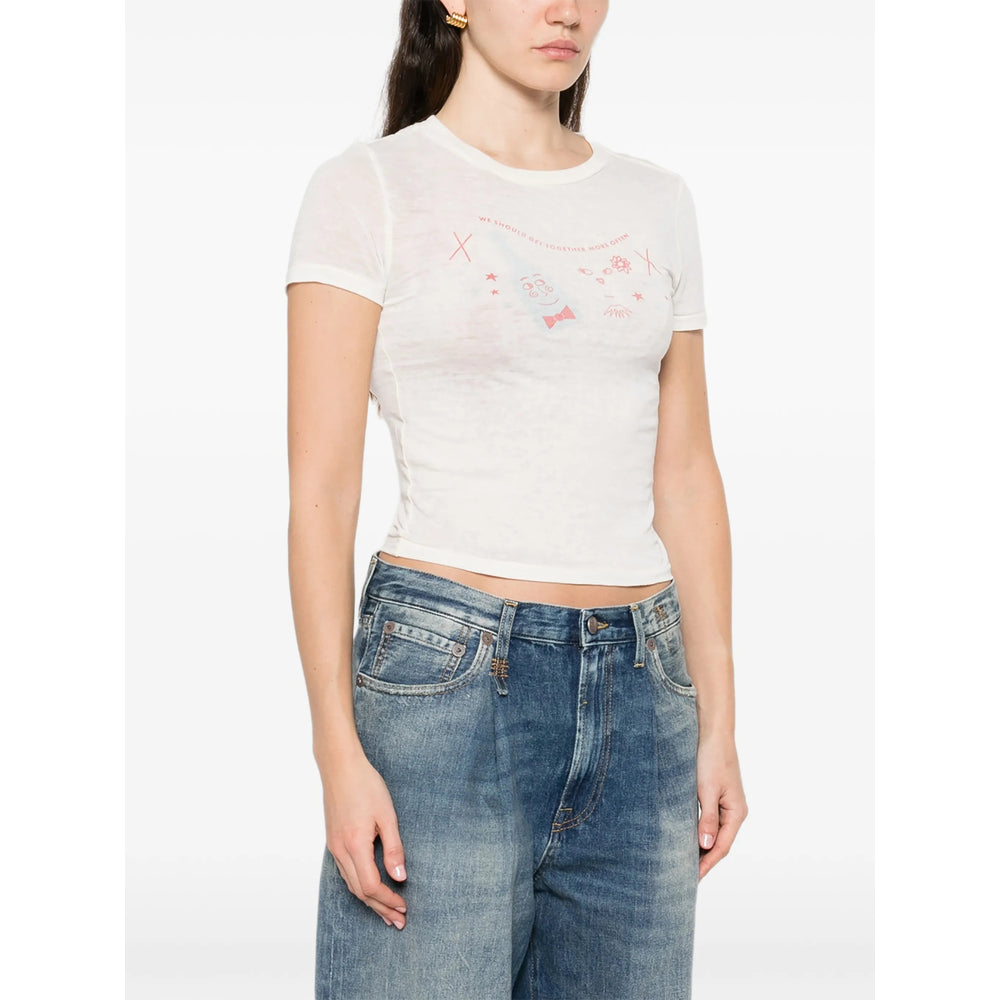 Re/Done T Shirt - Neutro | fa6a2e9471c5f379f42f2d52400fa0aa8c57f1fe