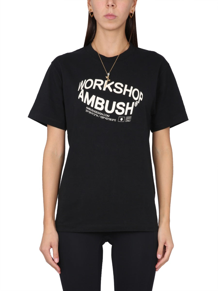 Ambush T shirt - Nero | Wanan Luxury