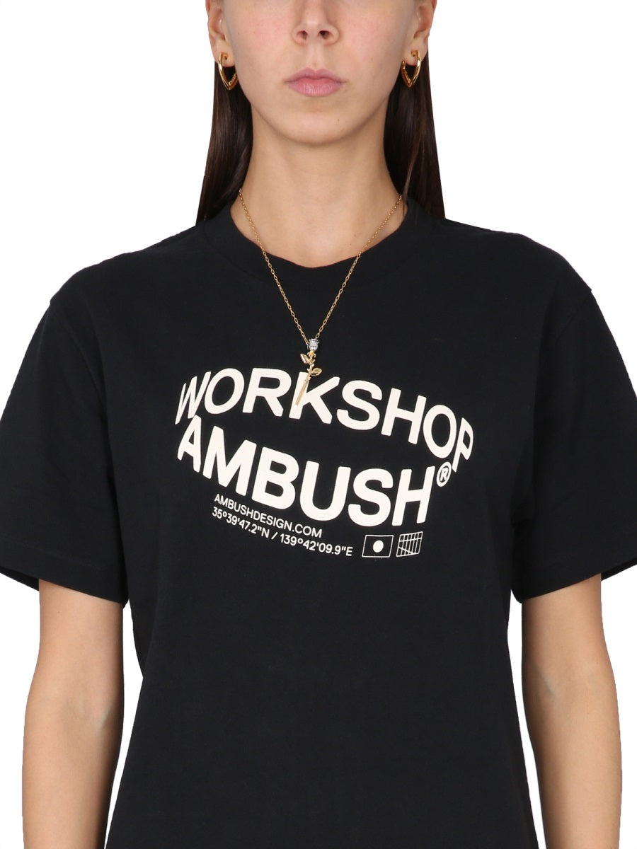 Ambush T shirt - Nero | Wanan Luxury
