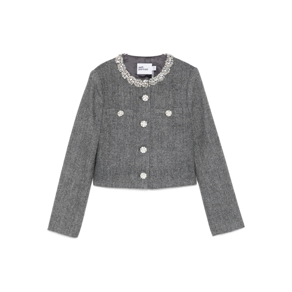 Self-Portrait Outerwears - Grigio | 16b2d6773ef5cb4ee6d05e3ac92a2eebc7ddcaf4