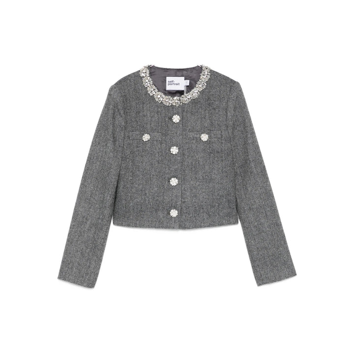 Self-Portrait Outerwears - Grigio | 16b2d6773ef5cb4ee6d05e3ac92a2eebc7ddcaf4