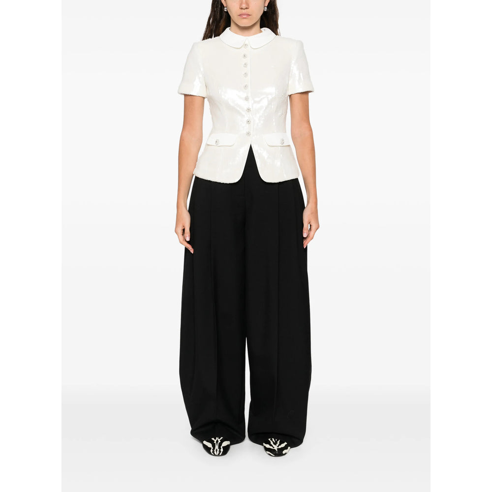 Self-Portrait Top - Bianco | 5cfa50d861d6be164b98641f73562236e218fe20