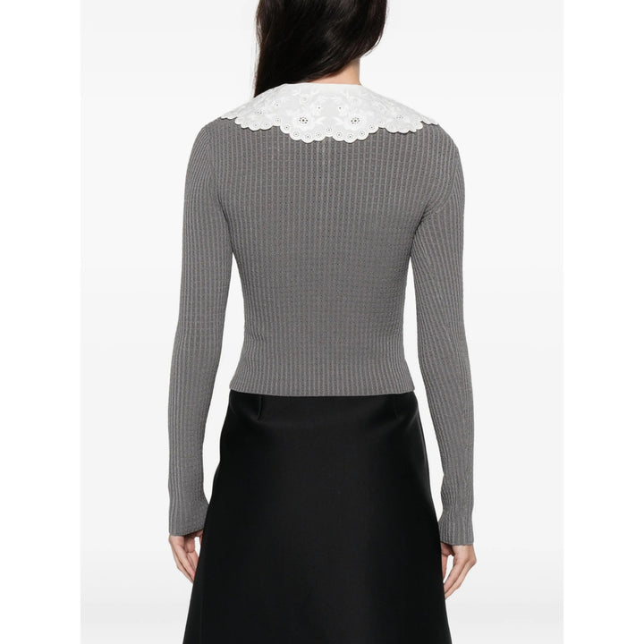 Self-Portrait Top - Grigio | 0445928efe5fd9ab7783fff11ceea1eecc9b5d4f