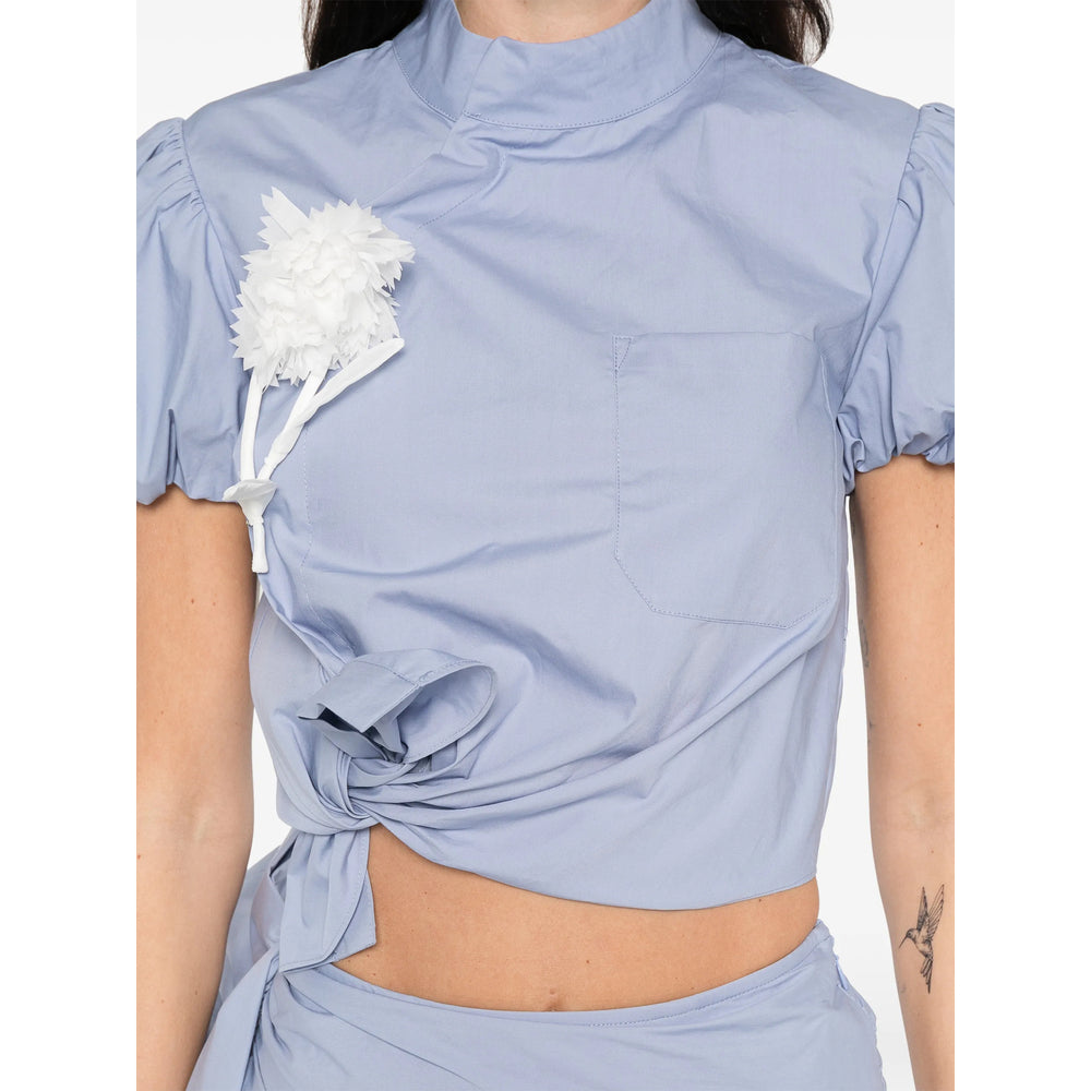 Self-Portrait Top - Blu | 6c419f8efc1e8c1a6c852f95fd8fef58ead1b60f