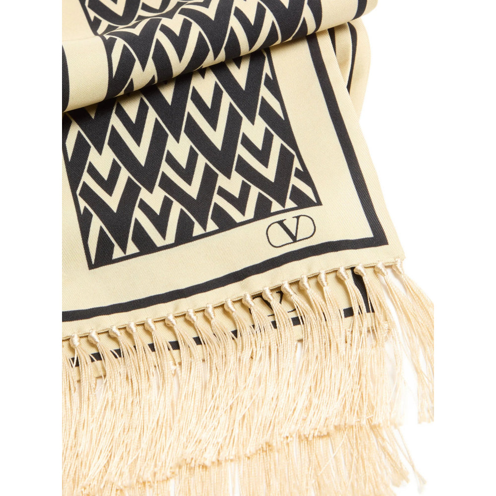Valentino Garavani Scarves - Neutro, Nero | 882ba629fd5f6ab5a9f97e58f7dffa650a9f01dc