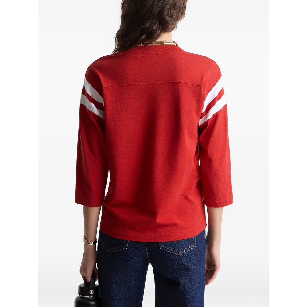 Sporty & Rich T Shirt - Rosso, Bianco | c1dbb28db8f7ad5395ac90b24c16d0c74e5dd761