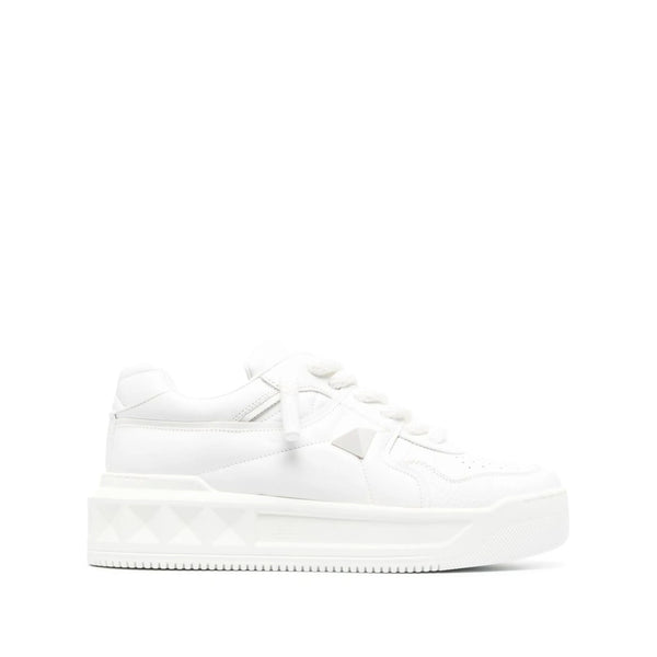 Roman Stud Sneakers Bianco
