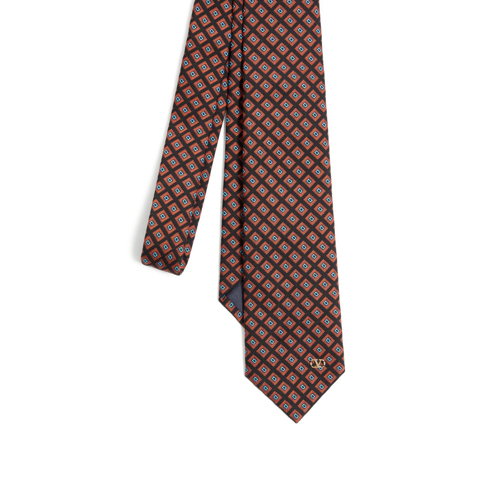 Valentino Garavani Ties - Nero, Arancione | 2d473b0fe0dafe8dcf4b9d9b7a3b1e69e2bf0c70