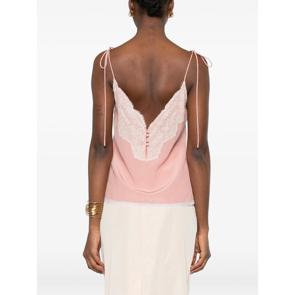 Valentino Top - Rosa, Bianco | 0d980ef6254a86e4f4f5fc63b5b521949a0e5eeb