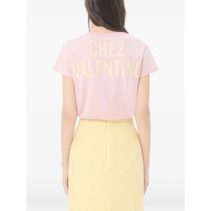 Valentino T Shirt - Rosa | 46bf07ef60cef08f7643325c811fb00bcf9206b9