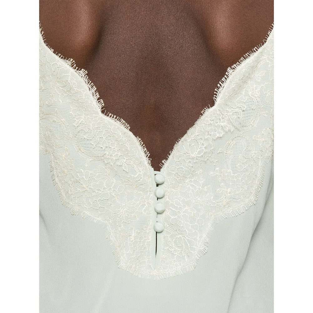 Valentino Top - Verde, Bianco | 73603f2f33d7bd2e7dc6dd5e904d55e9171193df