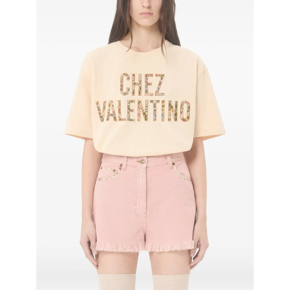 Valentino T Shirt - Neutro | 56dcf0f853fde9ba20d13741eea40f7c11989b36