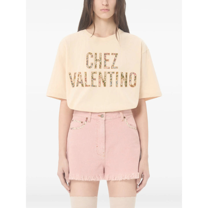 Valentino T Shirt - Neutro | 56dcf0f853fde9ba20d13741eea40f7c11989b36