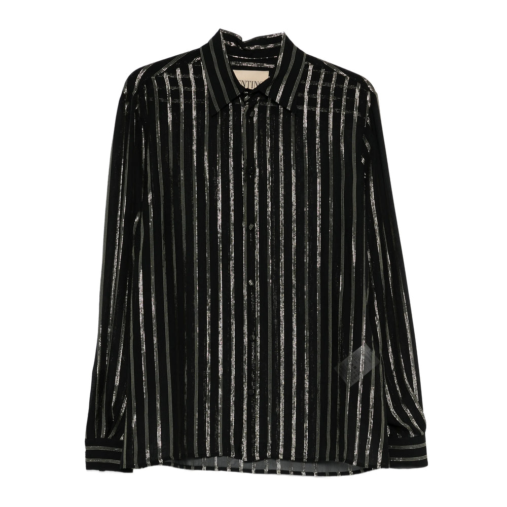 Valentino Camicie - Nero, Argento | 6f7a66328c9749be12ab64b40fbfe348ed34f572