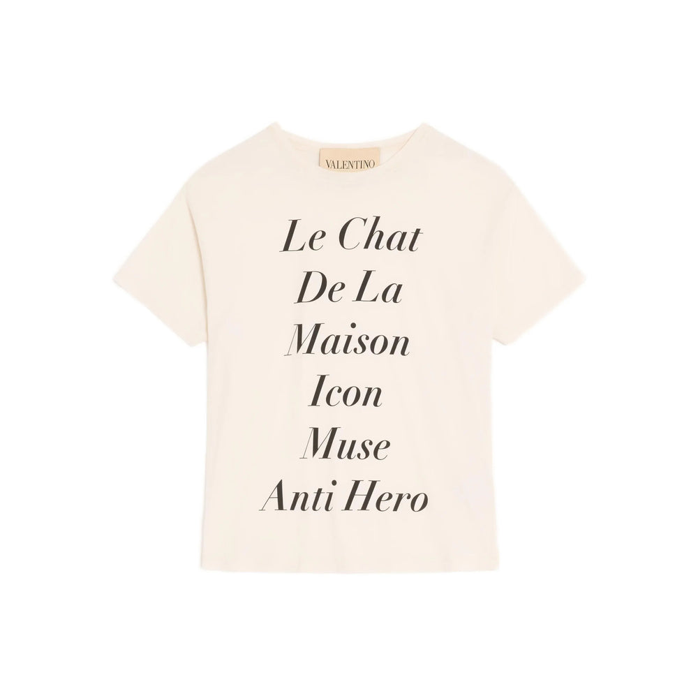 Valentino T Shirt - Neutro | 577f59c84d1b9b19466c3e85bf7e6595e7d09b64