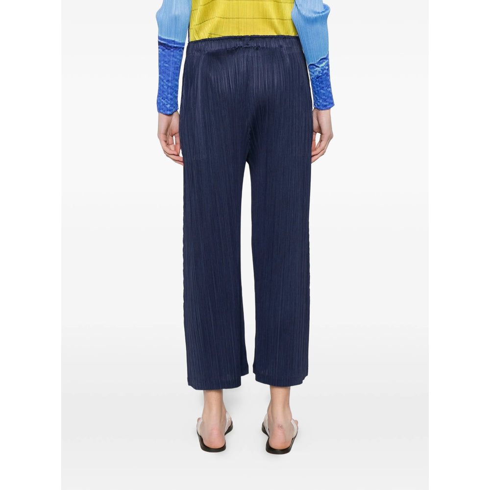 Pleats Please Issey Miyake Pantaloni - Blu | faf6d62e6611a7458a54a7f188a6c314bd252ca9