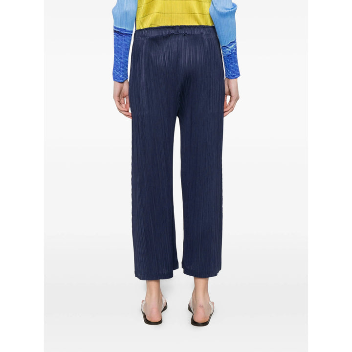 Pleats Please Issey Miyake Pantaloni - Blu | faf6d62e6611a7458a54a7f188a6c314bd252ca9