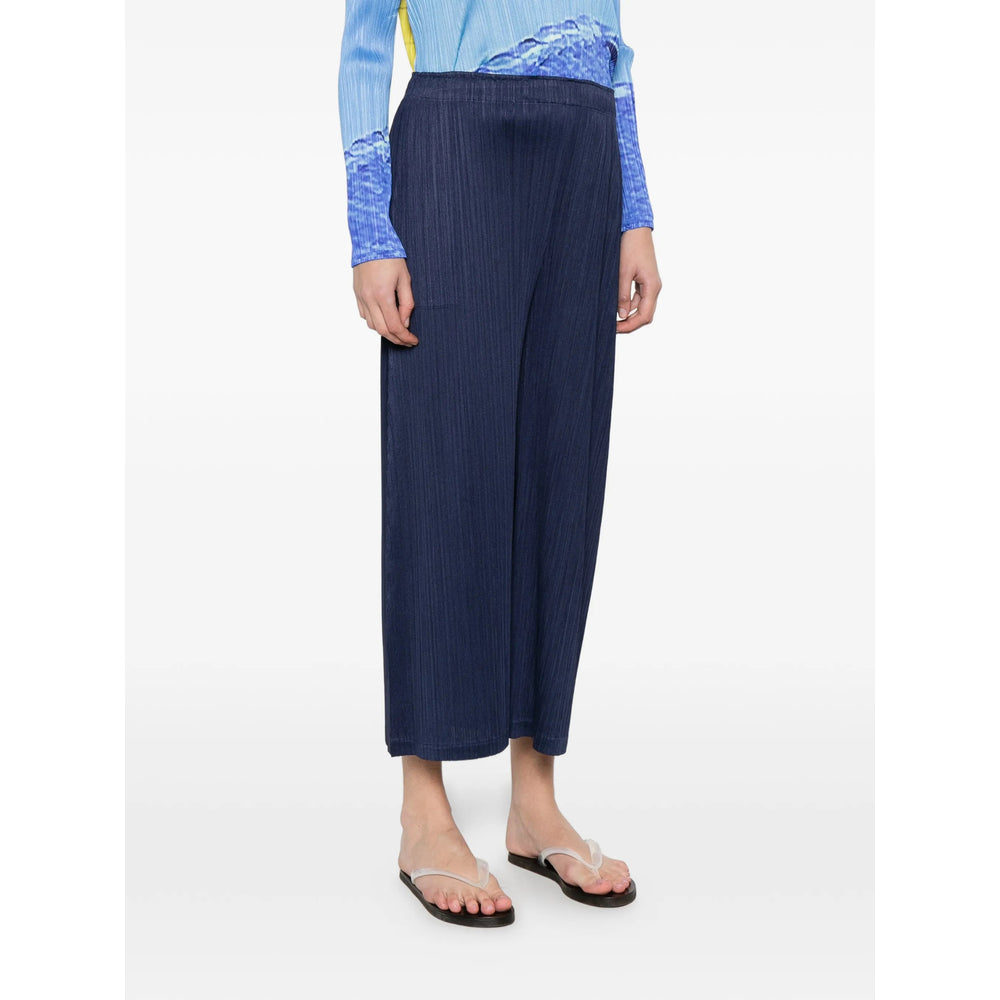 Pleats Please Issey Miyake Pantaloni - Blu | 4433e2bd856905b3be7723290446b052df42fbb6