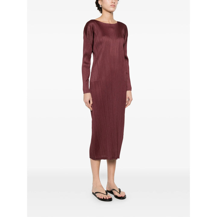 Pleats Please Issey Miyake Abiti - Rosso | 491dc26cb7cc04451b3023c124670cc9c16f38f1