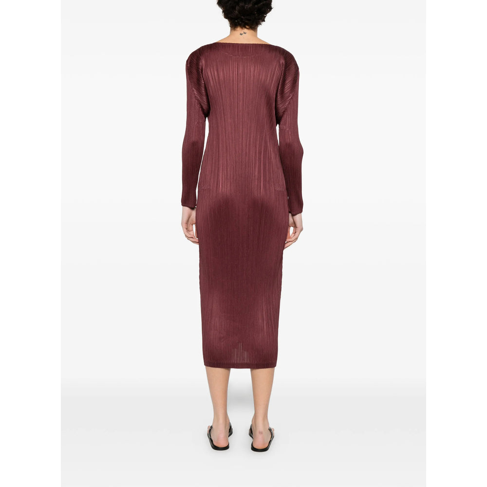 Pleats Please Issey Miyake Abiti - Rosso | 0b2bc2b6e914e902610f159ff77b97f2e86eda7f