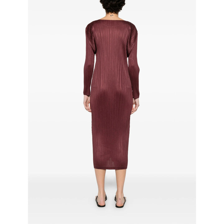 Pleats Please Issey Miyake Abiti - Rosso | 0b2bc2b6e914e902610f159ff77b97f2e86eda7f