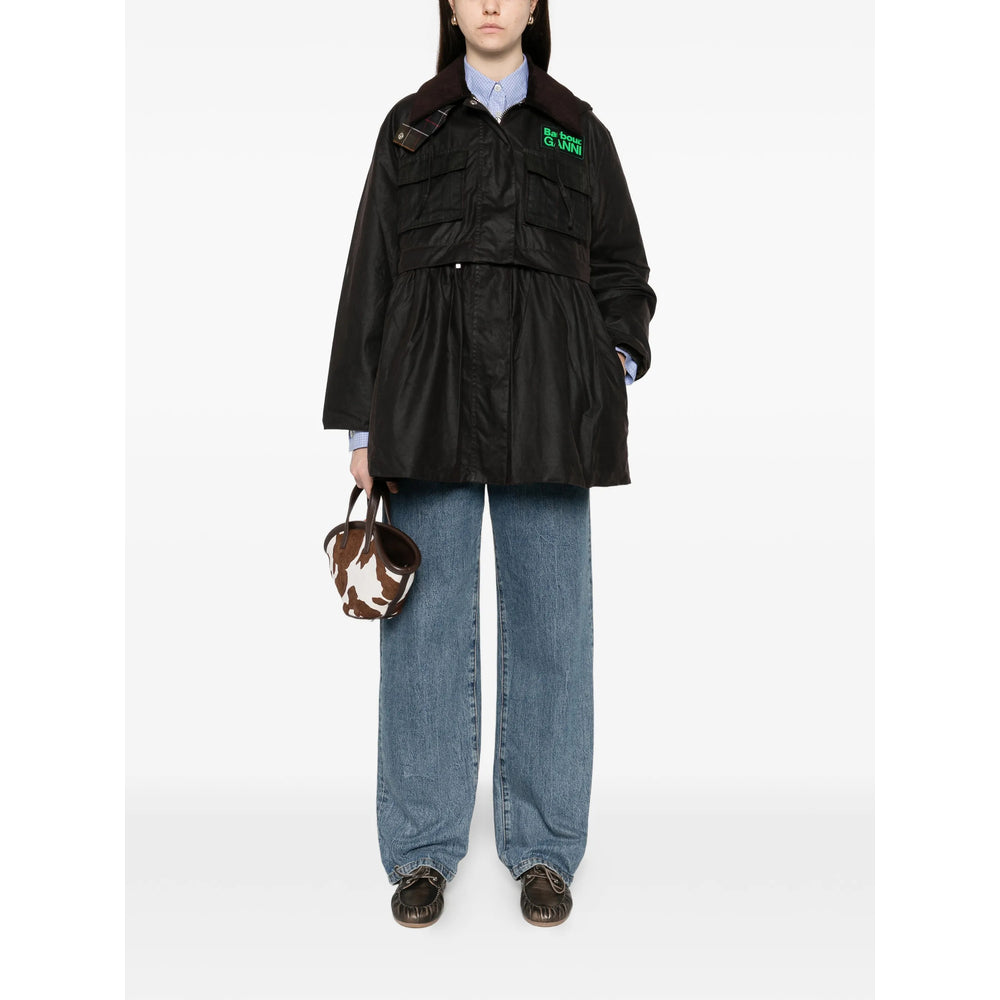 Barbour X Ganni Outerwears - Marrone | 389c5d549de03a028c7767160eba4cd10f14d2fa