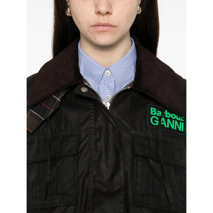 Barbour X Ganni Outerwears - Marrone | f013ff4452c69e2da3c8fdc73ff2b3e4a0fd6a2a