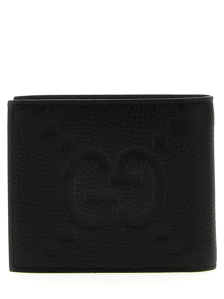 Gucci Jumbo Gg Portafogli - Nero | 7a6658fbc01be7efbc814b76837c7ead2235a21c