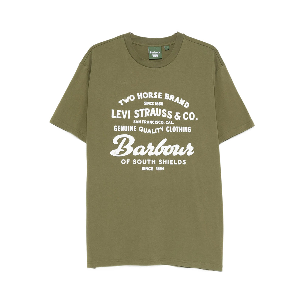 Barbour X Levi'S T Shirt - Verde | 78d440bfa2db18dcb3a9edb4165e04bf95232eb9