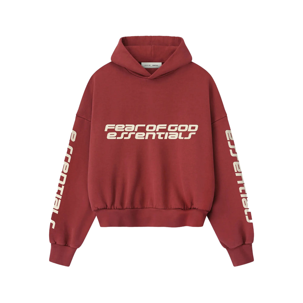 Fear Of God Essentials Felpe - Rosso | 525c07c5f9a0306fc35800de0195e596c9723527
