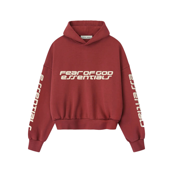 Fear Of God Essentials Felpe - Rosso | 525c07c5f9a0306fc35800de0195e596c9723527
