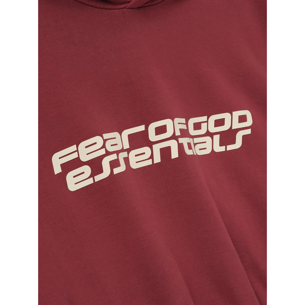 Fear Of God Essentials Felpe - Rosso | 84512f06811eef62eea49196e354f17cdd283fb8