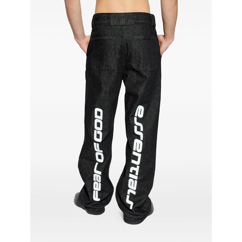 Fear Of God Essentials Jeans - Nero, Bianco | 5252ada4f6574d1493abf967b6997199c75d0da3