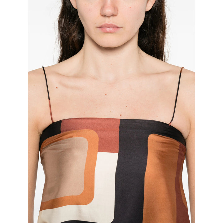 Faithfull The Brand Top - Arancione, Nero | dd5eb5f50c380fc91302fd881a6cdfa1261554d2