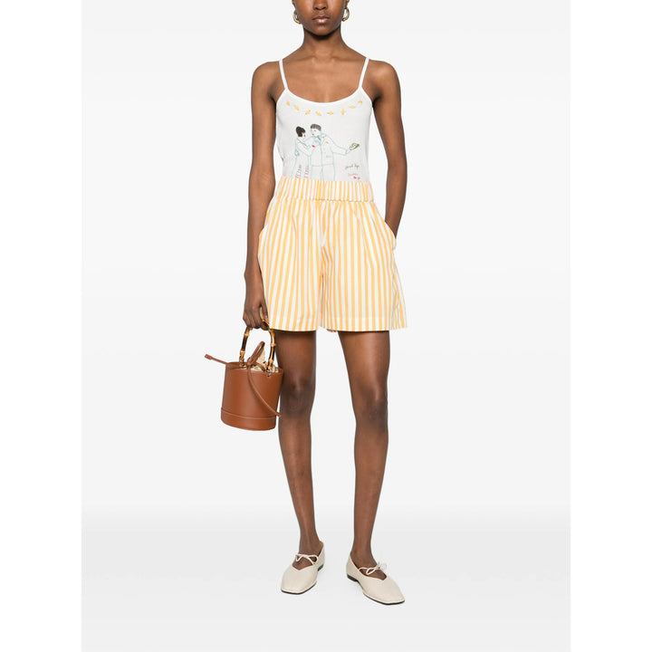 Faithfull The Brand Shorts - Giallo, Bianco | 893647cef13976050bd79567ce147aa8b023e818