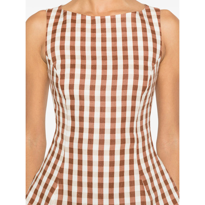 Faithfull The Brand Top - Marrone, Bianco | 737f1db606bc319e9488f22a7f9f73b3f6b55be8