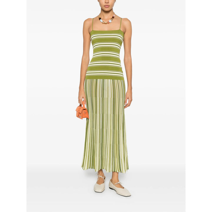 Faithfull The Brand Abiti - Verde, Bianco | b8378834abd4963d7d0be563bef0d5c6c0b21ad3