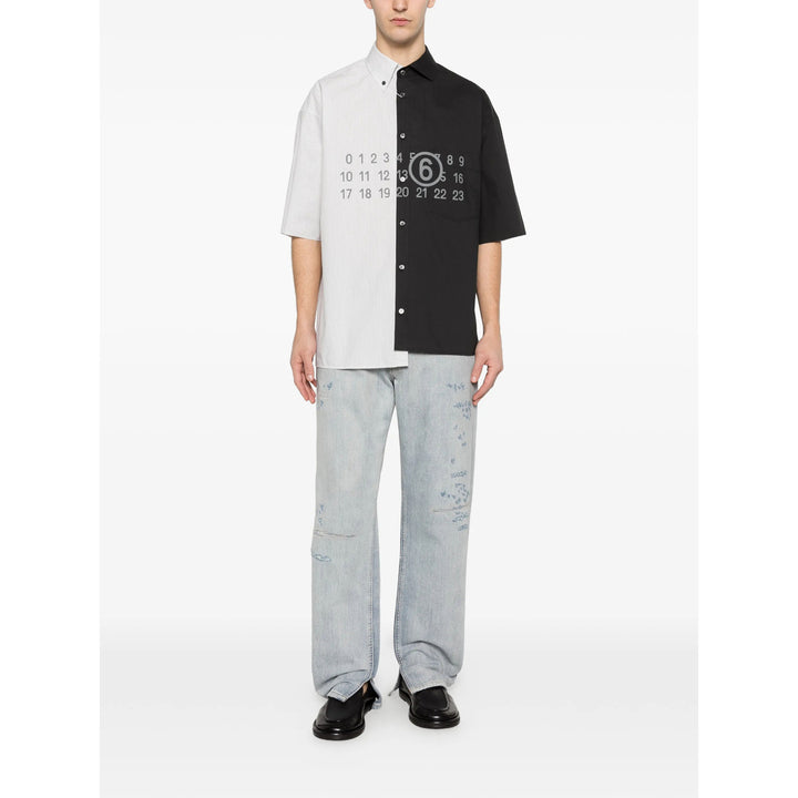 Mm6 Maison Margiela Camicie - Bianco, Nero | a5562e7022f8263138be8ce724086e08ae1dc1b4