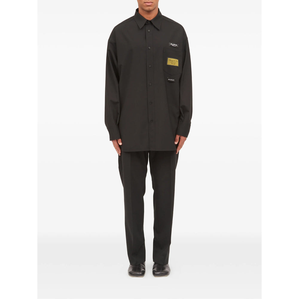 Mm6 Maison Margiela Camicie - Nero | 40163f00123811c2f8a9b5cf5a8cc80690271d32