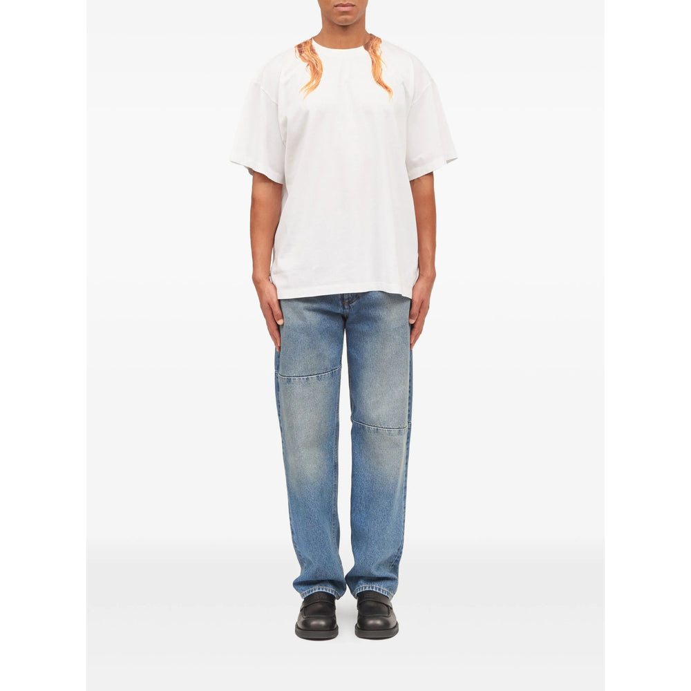 Mm6 Maison Margiela T Shirt - Bianco | 17d9a87999df2a1300b39c114dc7d1dd48adb892