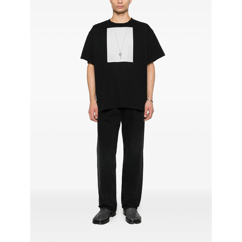 Mm6 Maison Margiela T Shirt - Nero | 4d268b3a60ddd97b7afb6b3c2d56e2c59a61c294