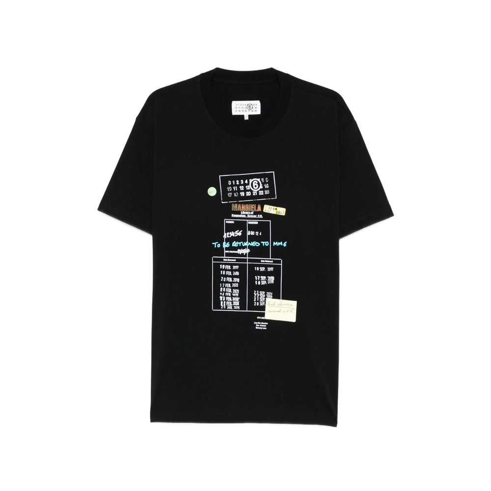 Mm6 Maison Margiela T Shirt - Nero | faede5aade75a6929e3550bc7ec04429351208dd